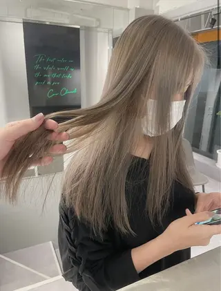 ロング カラー 心斎橋・北堀江 Bunt@のヘアスタイル