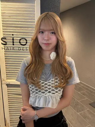 ロング カラー sion nozomi🎀のヘアスタイル
