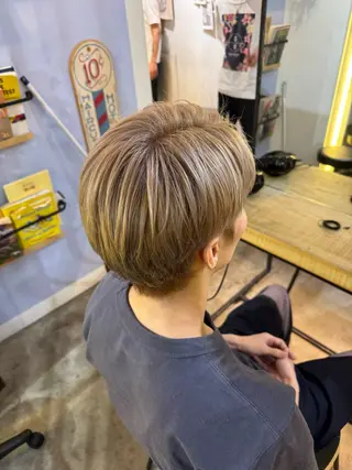 メンズ クキノケイカ /暖色カラーのヘアスタイル