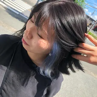 ミディアム カラー 澤村 亜衣理のヘアスタイル