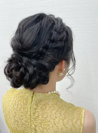 セミロング ヘアアレンジ GRANLUSSO 〜グランルッソ駅前店所属・木口 嘉美のヘアスタイル