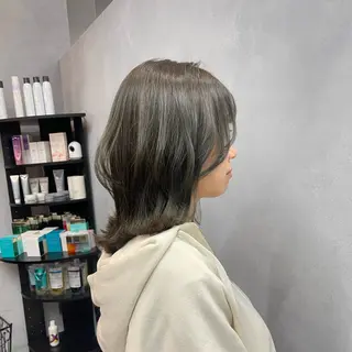 ミディアム 🫧艶髪/ブリーチ 🐳honami🫧のヘアスタイル