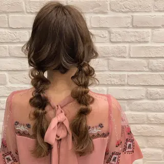 ロング ヘアアレンジ SHANTi 飯塚 ヘアセット/髪質改善のヘアスタイル