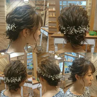 ヘアアレンジ ミディアム little×PORTO 元町所属・Topstylist ゆきこのヘアスタイル