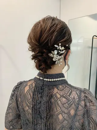 ヘアアレンジ moeka レイヤー /艶カラー/韓国のヘアスタイル