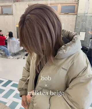 ショート カラー ブリーチ/ハイトーン /ボブ/MIKU💫のヘアスタイル