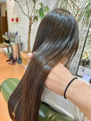 ロング カラー 石井 佑樹のヘアスタイル