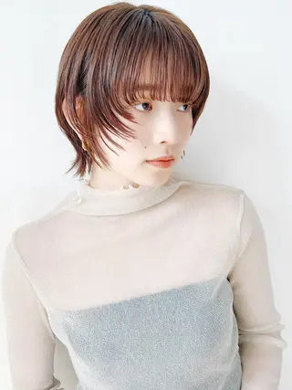 ショート カラー ROCCA hair HARU🩵のヘアスタイル