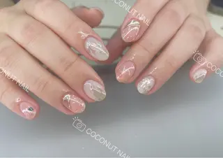ネイル 神田 ココナッツのネイルデザイン