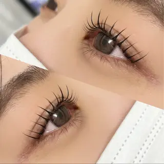 マツエク・マツパ 鈴木🍒 韓国風/束感⋆꙳のマツエク・マツパデザイン