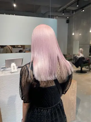 ロング カラー MONIQA所属・🐲RYUKI メンズブリーチのヘアスタイル