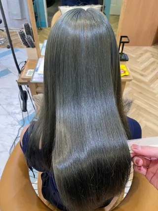 セミロング 池袋/ボブ/ボブ矯正 髪質改善/山本のヘアスタイル