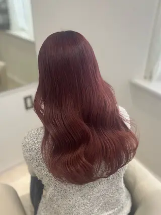 ロング カラー 佐々木 遥菜のヘアスタイル