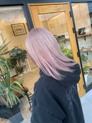 セミロング キノシタ ナオユキのヘアスタイル