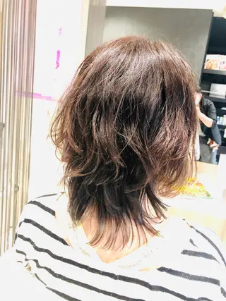 ミディアム Agu hair Ao 香取佐原店所属・蓑輪 ミノワのヘアスタイル