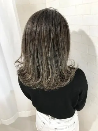 ミディアム 神野 雅樹のヘアスタイル