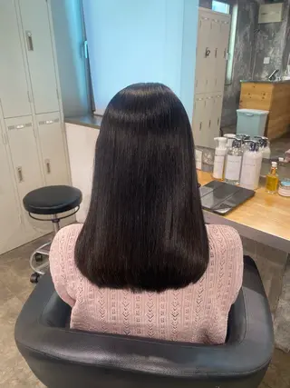 ミディアム カラー IS所属・横浜美容室/透明感 カラー/レイヤーのヘアスタイル