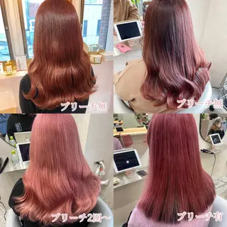 ロング カラー 新宿/韓国ヘア 中明度カラー/かやのヘアスタイル