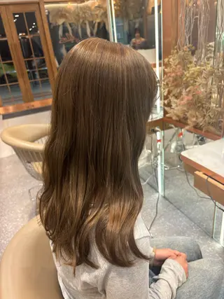 ロング カラー 梅田美容室 山崎海波のヘアスタイル
