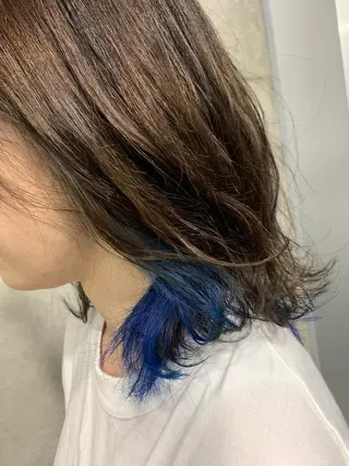 ミディアム カラー 小林 美央のヘアスタイル