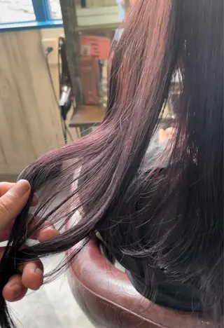 ロング カラー 🌿美髪縮毛矯正 のプロ安川🌿のヘアスタイル