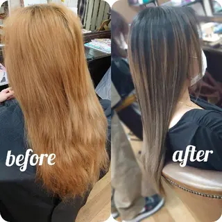 カラー 中村 恵二のヘアスタイル