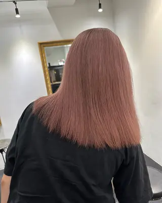 ミディアム カラー REAL 心斎橋所属・ブリーチ/ベージュ /デザイン/ナツミのヘアスタイル