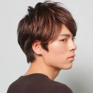 ミディアム hair living Liko池袋東口店所属・✨透明感カラー🌱 上村　舜のヘアスタイル