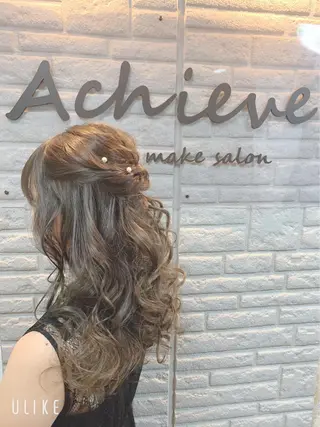 ロング ヘアアレンジ Achieve 三ノ宮のヘアスタイル