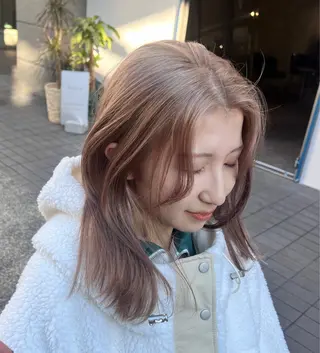 セミロング カラー ally hairsalon所属・Emi .のヘアスタイル