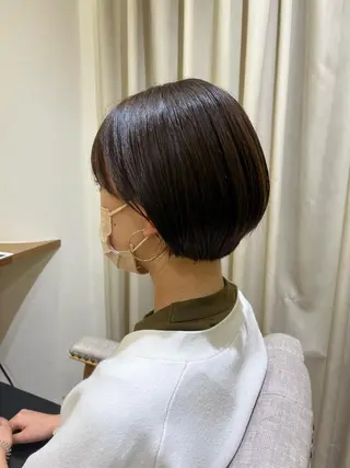 ショート 韓国ﾍｱ&ｼｮｰﾄ ボブ💜桑原のヘアスタイル