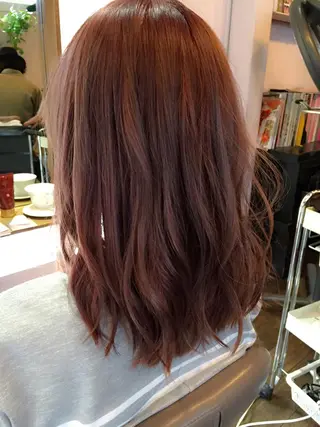 ミディアム セミロング ロング カラー 原宿サロン代表 デザインカラー伊藤卓のヘアスタイル