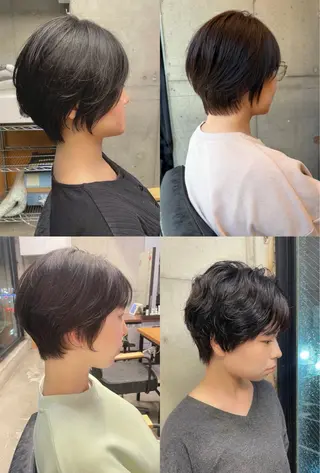 ショート 西大島美容師 渡部仁太のヘアスタイル