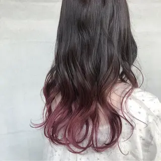 ロング カラー 小森 樹奈のヘアスタイル