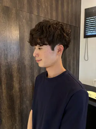 ショート メンズパーマ/ 上原琉介のヘアスタイル