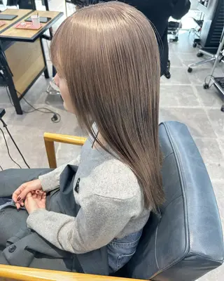 ロング カラー 韓国×髪質改善カラー 💎hinaのヘアスタイル