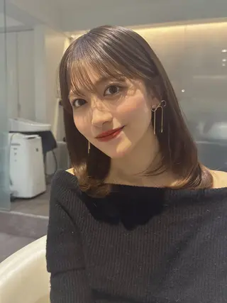 ミディアム カラー 💎透明感カラー特化 💎TAISEIのヘアスタイル