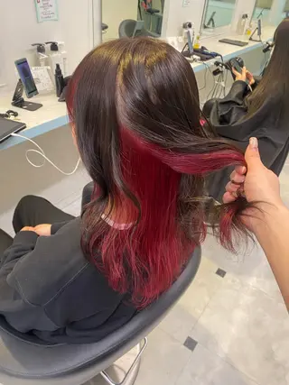 ロング カラー 🩷モテ髪＆透明感 🩷ミルクティー🩷のヘアスタイル