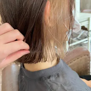 ミディアム 🌷L'oeuf 【ﾙﾌ】ホシカワ🌷のヘアスタイル