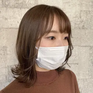 ミディアム カラー runa ショート/ボブのヘアスタイル