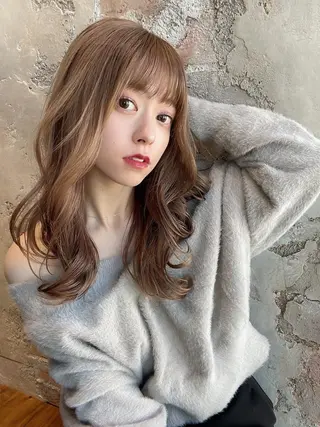 セミロング モテ髪🤍こなれヘア 藤山裕大のヘアスタイル