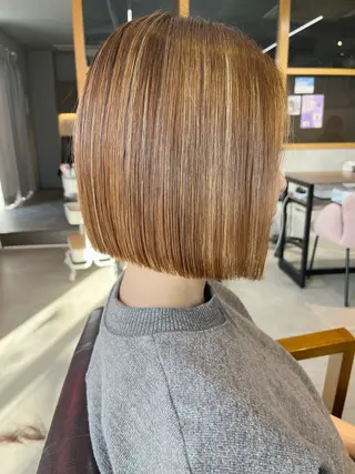 ショート AKARI🌟ボブ/ ハイライト/似合わせのヘアスタイル
