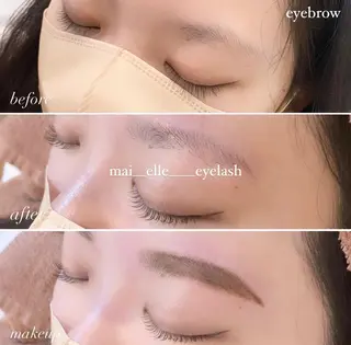 マツエク・マツパ アイブロウ frill eye beauty by ELLE所属・ふわ眉✴︎うぶ眉 🌸maiの眉毛・アイブロウイメージ