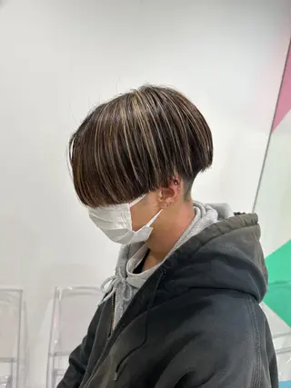 ショート カラー パーマ メンズ 【メンズサロン】 BLUCK 横浜のヘアスタイル