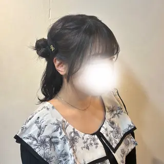ショート ヘアアレンジ ゆ ののヘアスタイル
