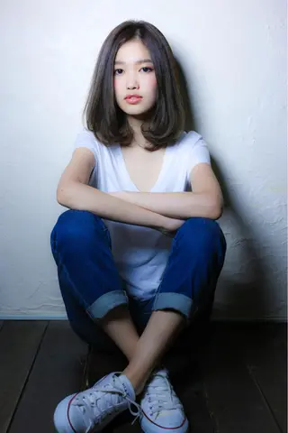 ミディアム 前樫 将太のヘアスタイル