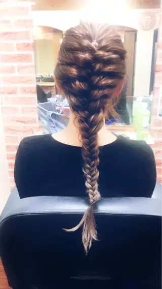 ロング 家田 竜のヘアスタイル