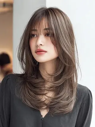 セミロング 生艶髪＆レイヤー🔔 渋谷お薦めNo.1✨のヘアスタイル