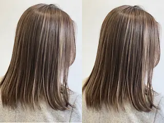 セミロング 🌸暖色髪質改善 MEI🌸のヘアスタイル