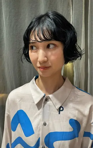 ショート パーマ ボブ/ショート 吉田竣のヘアスタイル